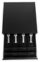 Premier 410-HQ B Cajón de efectivo automático y manual Negro