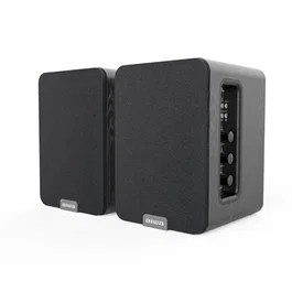 Aiwa ASP-A200 Altavoces Estéreo 2.0 Inalámbricos con Bluetooth 5.0, 25W RMS, para Mesa, Rango de Frecuencia 40-20000 Hz, Color Negro