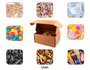 Innspiro Pack de 25 cajas de cartón Kraft automontables 187x137x84mm