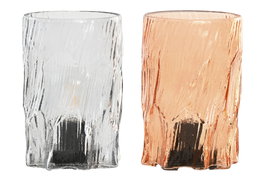 DKD Home Decor Decoración Luminosa Cristal Abstracto 10x10x16