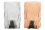 DKD Home Decor Decoración Luminosa Cristal Abstracto 10x10x16
