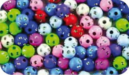 Abalorios Plastico Fixo Kids Redondos Bolsa De 30 Gr.