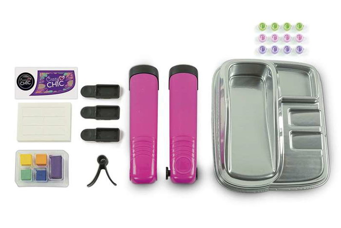 Clementoni Fashion Crazy Chic Juego de Peluquería con Plancha de Pelo 28,5x22,5x6cm