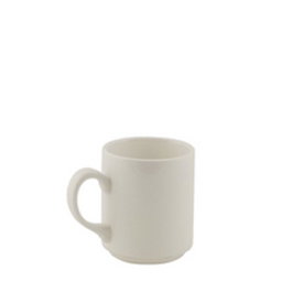 Summa Set de 6 Modern Taza Mug Apilable Marfil 32 cl