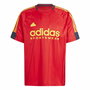 Camiseta de Manga Corta Hombre Adidas Tiro Nations Pack Rojo