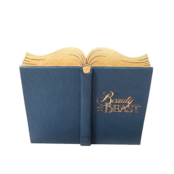 Enesco Figura Disney La Bella Y La Bestia 16cm Hecha A Mano En Resina de Piedra