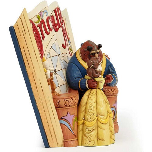 Enesco Figura Disney La Bella Y La Bestia 16cm Hecha A Mano En Resina de Piedra