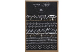 DKD Home Decor Guardallaves MDF Metal 24x4x38 Cenefa