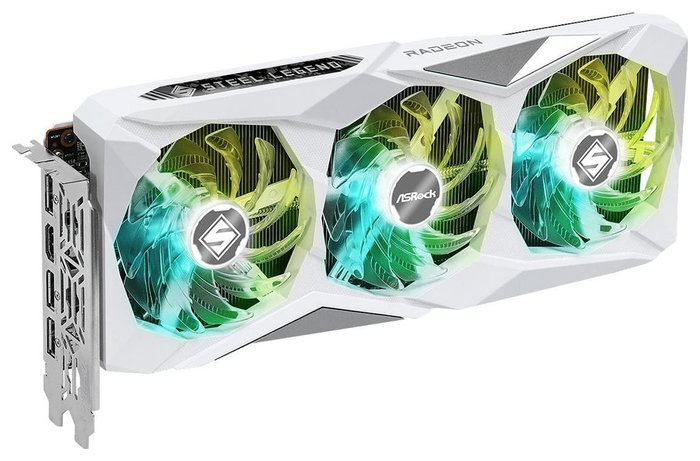 ASRock Radeon RX 7600 Steel Legend OC 8GB GDDR6 Blanco