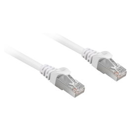 SHARKOON Patchkabel RJ45 Cat.6a SFTP Blanco 25 cm
