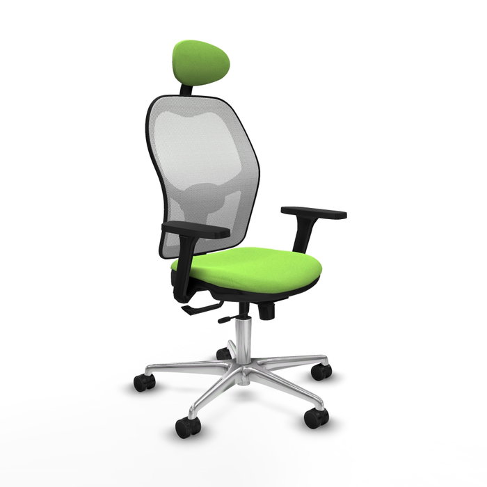 PIQUERAS Y CRESPO Silla de oficina Jorquera con mecanismo Sincro/Traslack, color Pistacho y Blanco PIQUERAS Y CRESPO Silla de oficina Jorquera con mecanismo Sincro/Traslack, color Pistacho y Blanco