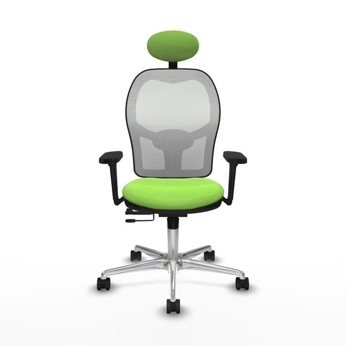 PIQUERAS Y CRESPO Silla de oficina Jorquera con mecanismo Sincro/Traslack, color Pistacho y Blanco PIQUERAS Y CRESPO Silla de oficina Jorquera con mecanismo Sincro/Traslack, color Pistacho y Blanco