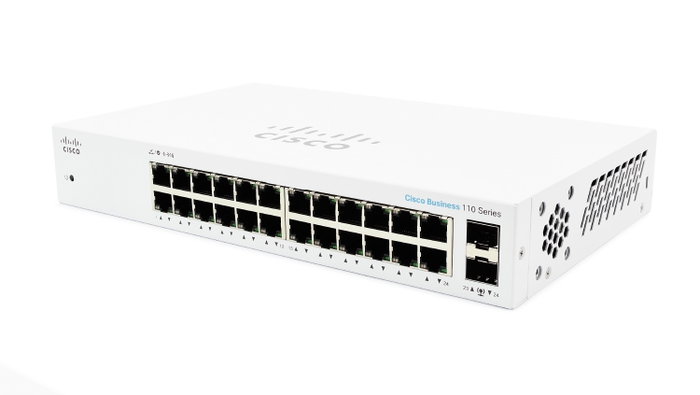 Cisco CBS110 Switch no administrado de 24 puertos Gigabit Ethernet Cisco CBS110 Switch no administrado de 24 puertos Gigabit Ethernet