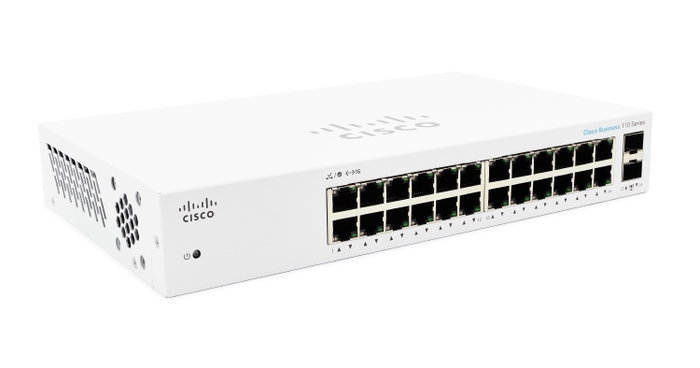 Cisco CBS110 Switch no administrado de 24 puertos Gigabit Ethernet Cisco CBS110 Switch no administrado de 24 puertos Gigabit Ethernet