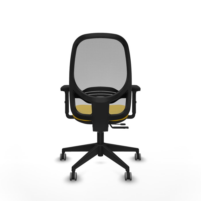 PIQUERAS Y CRESPO Silla de oficina Cilanco con mecanismo Sincro/Traslack, Amarillo y Gris PIQUERAS Y CRESPO Silla de oficina Cilanco con mecanismo Sincro/Traslack, Amarillo y Gris