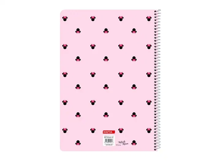 Safta Cuaderno Espiral Minnie Mouse Naive Tapas Duras Folio 80 Hojas