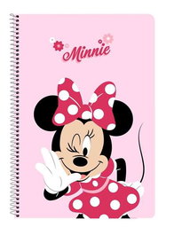 Carpeta de anillas Minnie Mouse Naive Rosa A4 21.5 x 31 x 1 cm