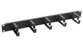 MicroConnect Panel frontal guía cable 5 anillas 40x60mm 1HU