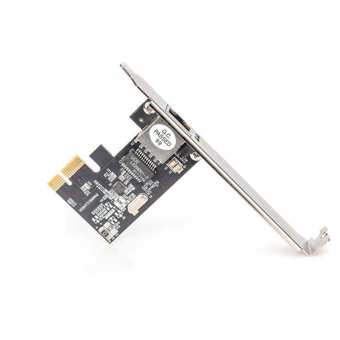 Digitus DN-10130-1 Tarjeta de red Gigabit Ethernet PCI Express Negro