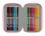 Estuche Escolar con Accesorios Glow Lab Swing Multicolor 12,5 x 19,5 x 5,5 cm 37 Piezas