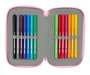 Estuche Escolar con Accesorios Glow Lab Swing Multicolor 12,5 x 19,5 x 5,5 cm 37 Piezas