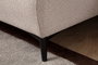 Atelier Del Sofa Sofá 1 Plaza Beige y Canela 100x85x85 cm