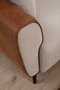 Atelier Del Sofa Sofá 1 Plaza Beige y Canela 100x85x85 cm