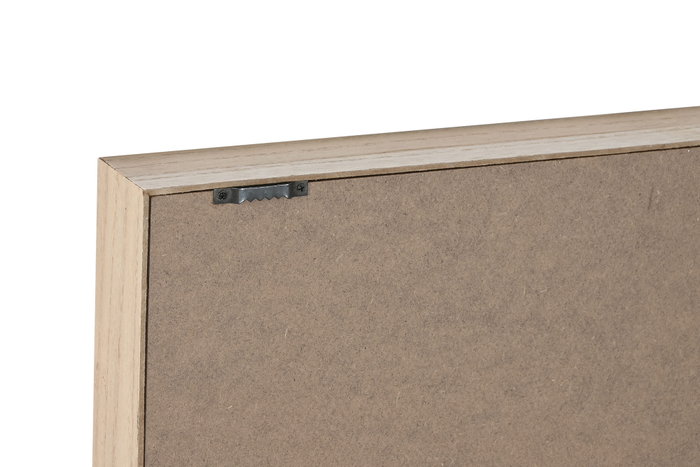 DKD Home Decor Espejo con Estantería MDF Natural 60x60x13 cm