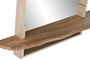 DKD Home Decor Espejo con Estantería MDF Natural 60x60x13 cm