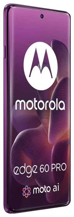 Motorola Edge 60 Pro 12/512GB Sparkling Grape - Smartphone 6,7" pOLED 120Hz, Dimensity 8350, 5G, Cámara 50+50+10 MP, NFC, IP68/IP69, Android 15
