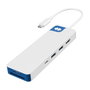 Targus HyperDrive Flex HD4102BUGL Hub USB-C de 8 puertos, Azul y Blanco