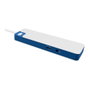 Targus HyperDrive Flex HD4102BUGL Hub USB-C de 8 puertos, Azul y Blanco