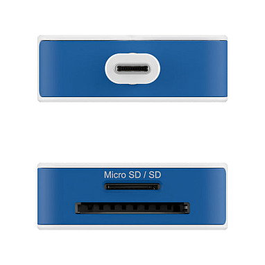 Targus HyperDrive Flex HD4102BUGL Hub USB-C de 8 puertos, Azul y Blanco