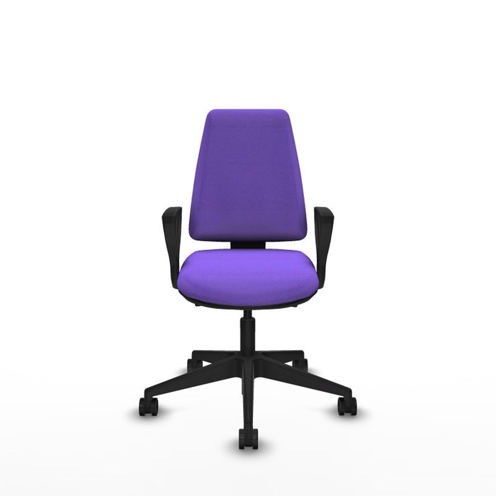 PIQUERAS Y CRESPO Silla de oficina Elche con mecanismo Asincro, Tela Lila PIQUERAS Y CRESPO Silla de oficina Elche con mecanismo Asincro, Tela Lila