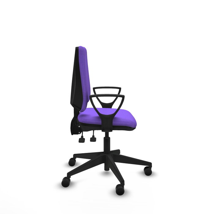 PIQUERAS Y CRESPO Silla de oficina Elche con mecanismo Asincro, Tela Lila PIQUERAS Y CRESPO Silla de oficina Elche con mecanismo Asincro, Tela Lila