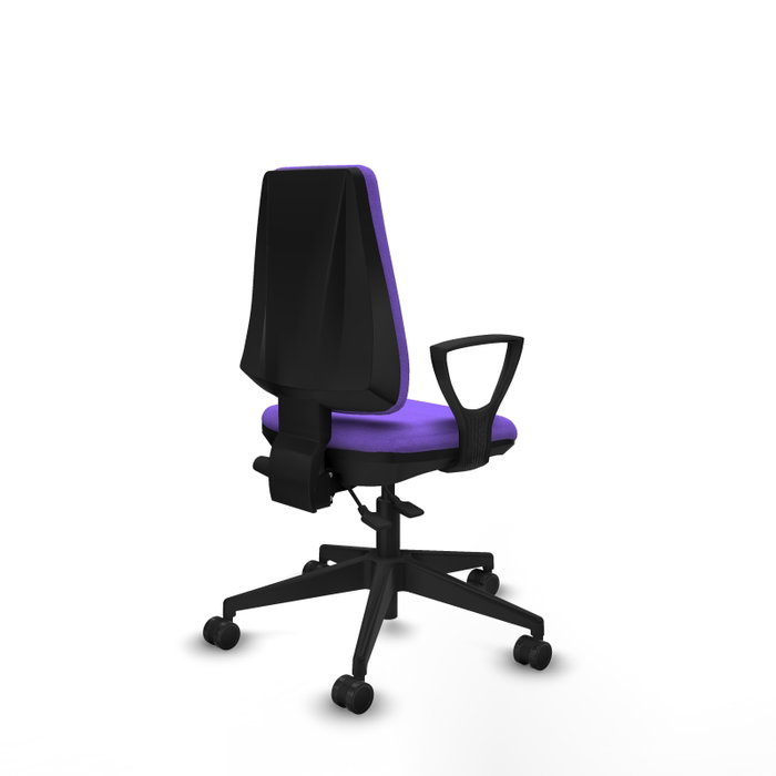 PIQUERAS Y CRESPO Silla de oficina Elche con mecanismo Asincro, Tela Lila PIQUERAS Y CRESPO Silla de oficina Elche con mecanismo Asincro, Tela Lila
