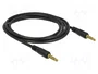 DeLOCK 85697 Cable de audio estéreo 3,5 mm 5 pin a 3,5 mm 2 m negro