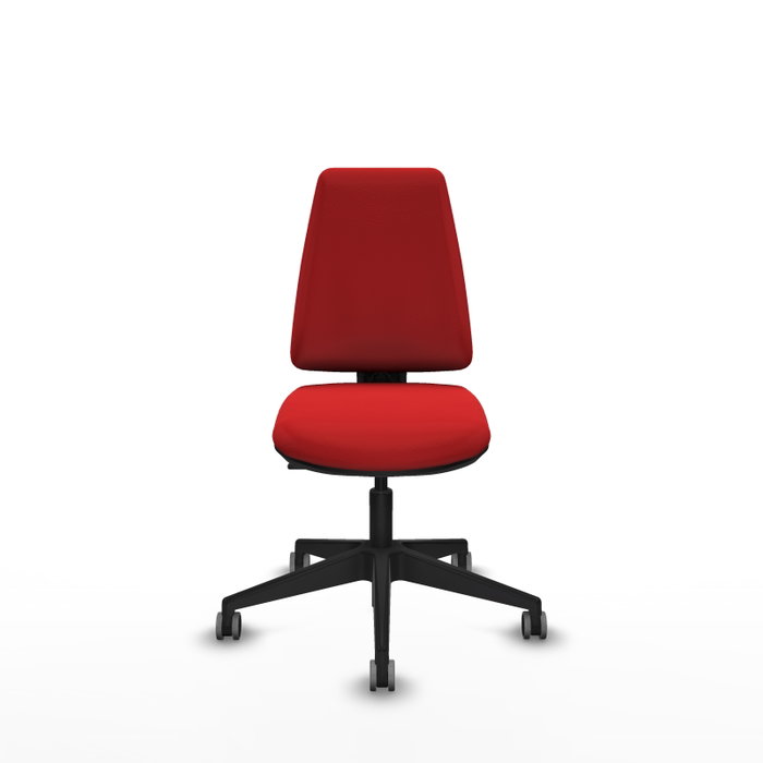 PIQUERAS Y CRESPO Silla de oficina Elche Rojo con mecanismo Contacto permanente