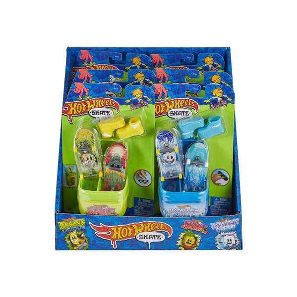 Mattel Monopatines Hot Wheels Skate con 2 Monopatines y Zapatillas - Modelos Surtidos