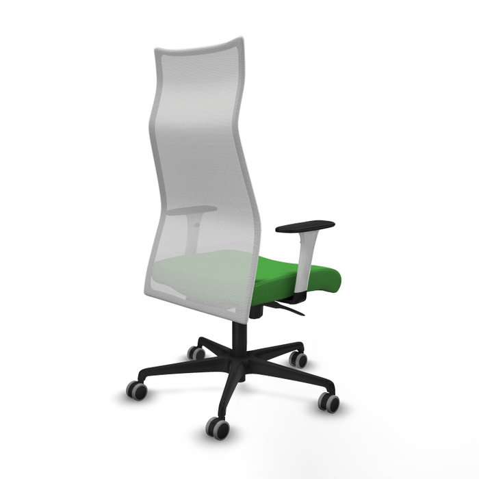 PIQUERAS Y CRESPO Sillón Albacete Verde y Blanco con Mecanismo Sincro PIQUERAS Y CRESPO Sillón Albacete Verde y Blanco con Mecanismo Sincro
