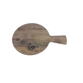 Pala plana redonda Driftwood 23 cm