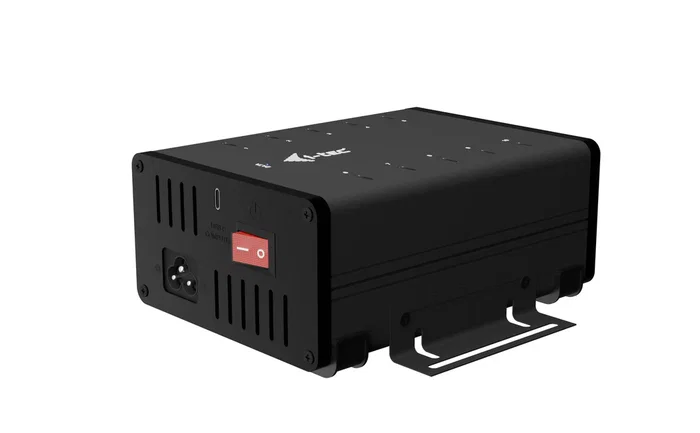 i-tec CACHRGHUB10C HUB de Carga y Datos 10 en 1 con 10 Puertos USB-C, Carga Rápida de 15W, Transferencia 5Gbps, Plug & Play, Negro