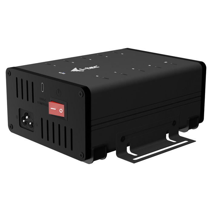 I-tec Hub de carga y datos 10 en 1 con 10 puertos USB-C Negro I-tec Hub de carga y datos 10 en 1 con 10 puertos USB-C Negro