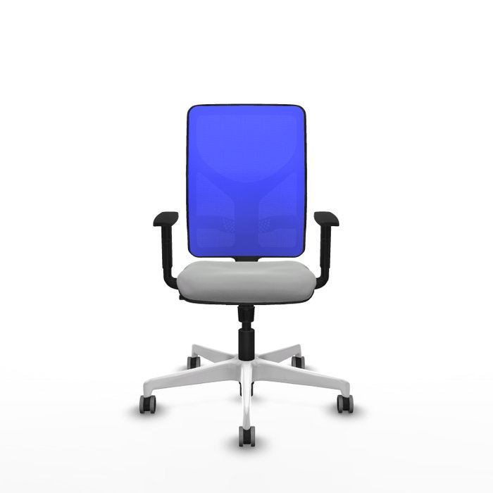 PIQUERAS Y CRESPO Silla de oficina Motilla Gris claro y Azul PIQUERAS Y CRESPO Silla de oficina Motilla Gris claro y Azul