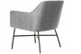 DKD Home Decor Sillón Scandi Gris Claro Negro 62 x 76.5 x 66 cm