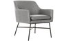 DKD Home Decor Sillón Scandi Gris Claro Negro 62 x 76.5 x 66 cm