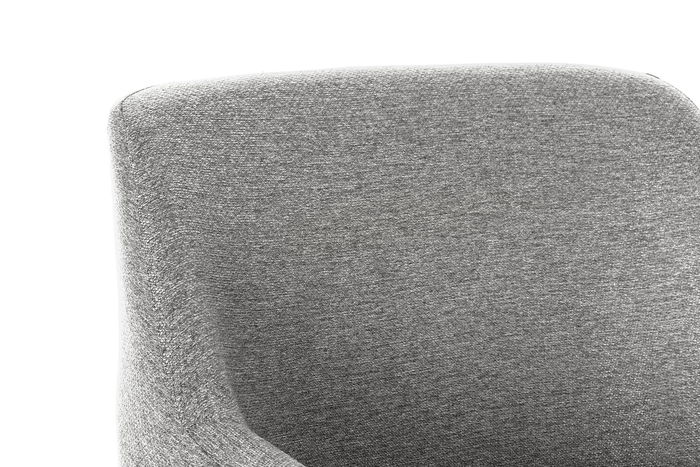 DKD Home Decor Sillón Scandi Gris Claro Negro 62 x 76.5 x 66 cm