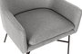 DKD Home Decor Sillón Scandi Gris Claro Negro 62 x 76.5 x 66 cm