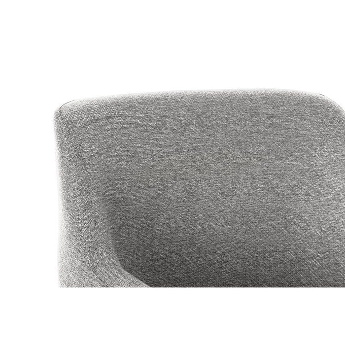 DKD Home Decor Sillón de Poliéster y Metal Gris Claro DKD Home Decor Sillón de Poliéster y Metal Gris Claro
