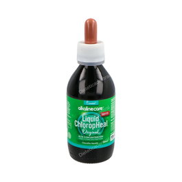 ALKALINE CARE Clorofila Líquida 120 ml - Alta Concentración, 100% Natural y Vegano, 140 mg por 60 gotas, Suplemento Detox